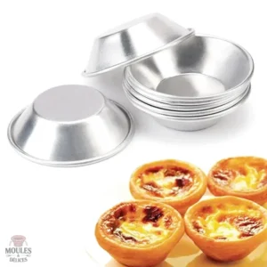 Moules en Aluminium pour pâtisserie - 10 unités