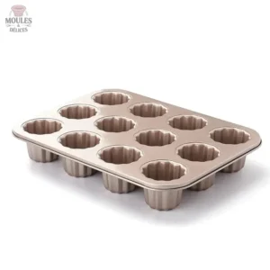 Moules à Cannelés en Métal - Ensemble de 12 pièces