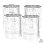 Cercles perforés pour tartelettes, lot de 20 pièces