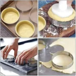 Moules à tartelette perforés, idéaux pour pâtisserie artisanale