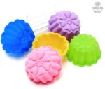 Moules à Muffin en Silicone - 6 pièces pour pâtisserie
