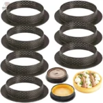 Cercles à pâtisserie de 8 cm, parfaits pour réaliser des tartelettes