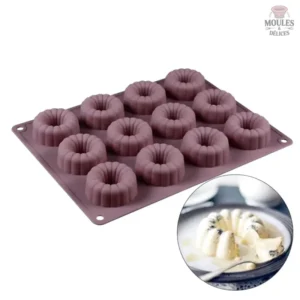 Mini moule à donuts en silicone pour des pâtisseries maison