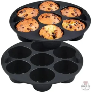 Moule en silicone pour muffins, pratique et facile à utiliser