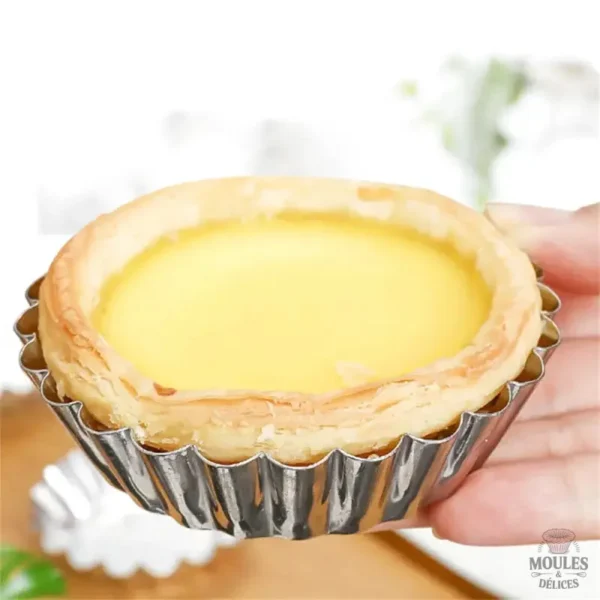 Accessoire de pâtisserie : moule à tartelette pratique