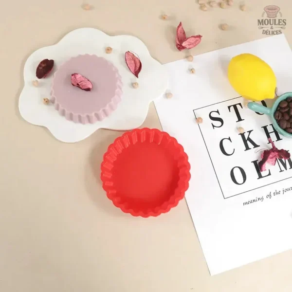 Moule à tartelette en silicone, idéal pour desserts maison