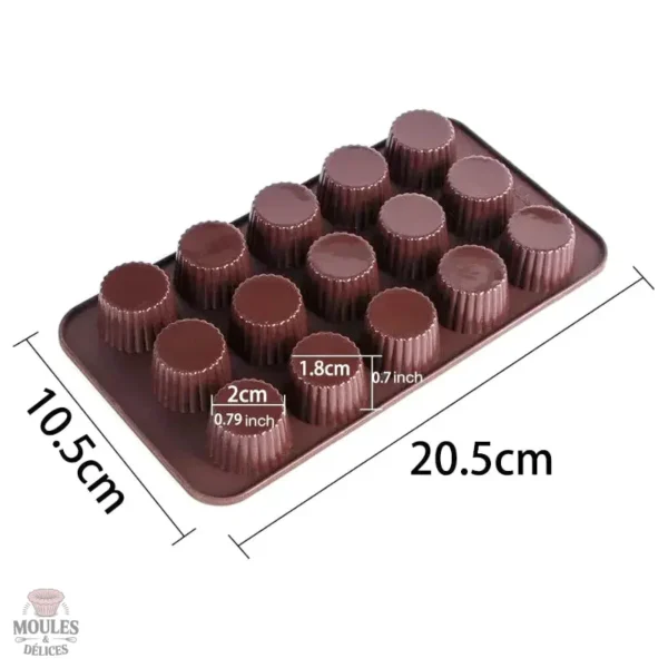 Moule en silicone pour chocolats et bonbons maison