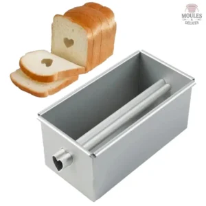 Moule à brioche rectangulaire avec insert