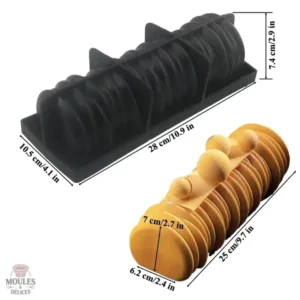 Moule à Bûche pour créer des bûches glacées savoureuses