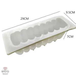Moule en Silicone pour Gâteaux en Forme de Bûche