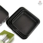 Moule carré avec charnière pour gâteaux et tartes