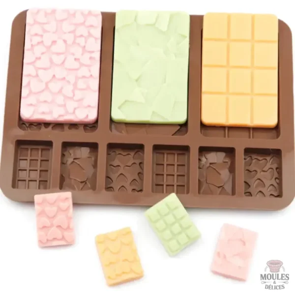 Moule à Chocolat en Silicone pour créations sucrées