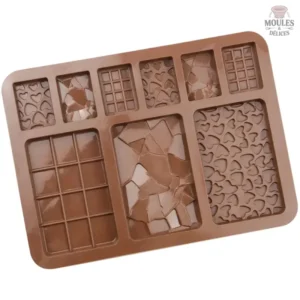 Moule silicone pour chocolats en formes variées