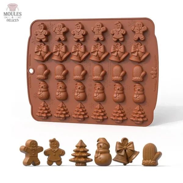 moule-a-chocolat-noel-1 Moule à chocolat Noël pour des créations festives