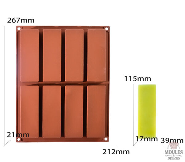 Moule en Silicone pour chocolats en différentes formes