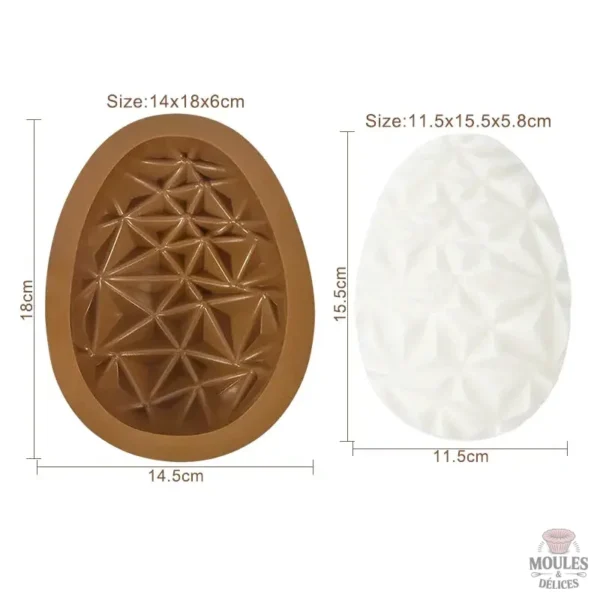 Moule en silicone pour chocolat créatif