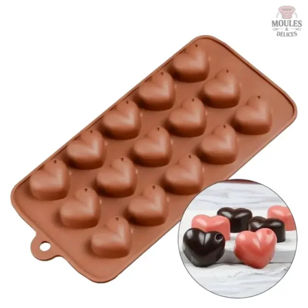 Moule à chocolat pratique pour réalisations sucrées