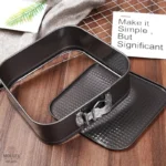 Moule à gâteau 22 cm, idéal pour les desserts carrés maison