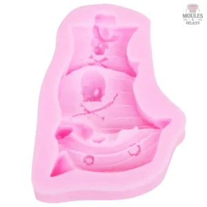 Moule à gâteau bateau pirate pour créations sucrées