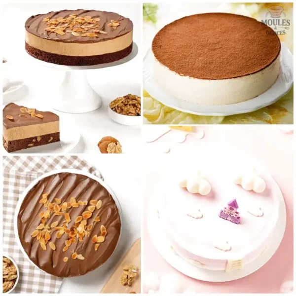 Moule en Silicone flexible pour gâteaux, desserts et friandises
