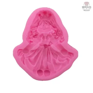 Moule à gâteau en forme de princesse pour célébrations festives