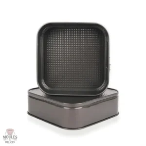 Moules à charnière pour gâteaux, design rectangulaire pratique