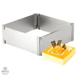 Moule à gâteau réglable pour des créations pâtissières variées