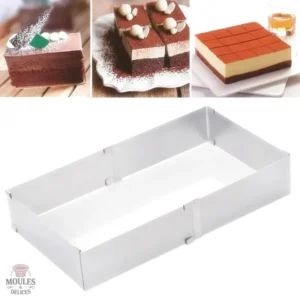 Moule à gâteau ajustable, idéal pour des formes personnalisées