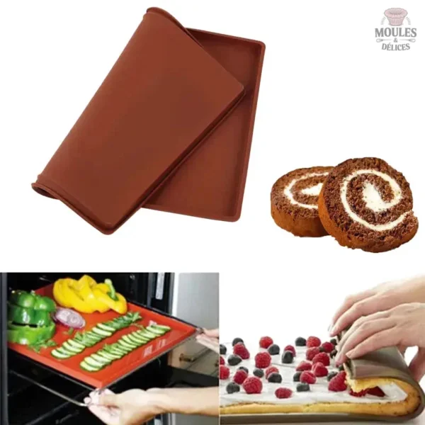 Moule à Génoise en Silicone pour pâtisserie
