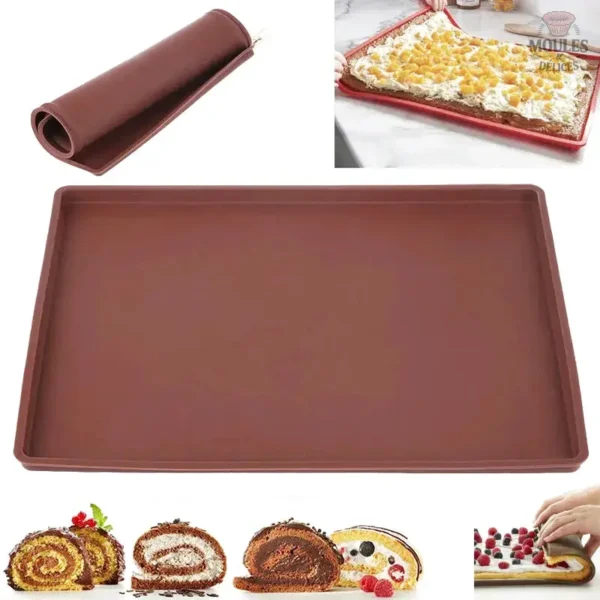 Moule en Silicone flexible pour génoise