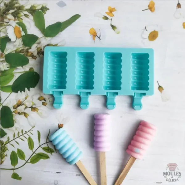 moule-a-glace-batonnet-1 Moule à glace bâtonnet pour réaliser des desserts glacés maison