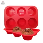 Moule à muffins en silicone pour de gros gâteaux