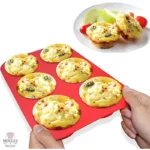 Moule silicone pour gros muffins, facile à démouler