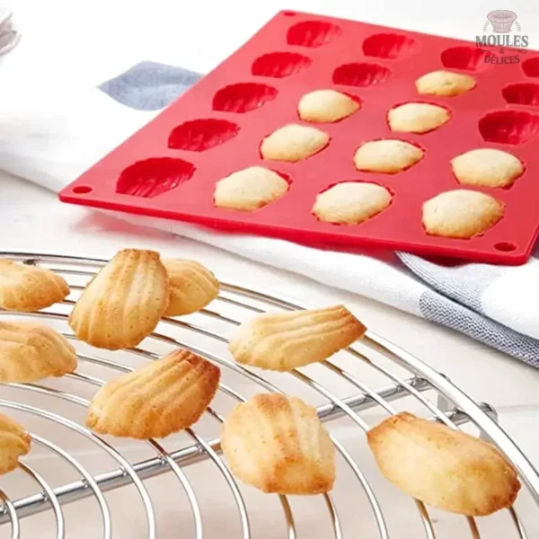 Moule à madeleine en silicone pour des desserts délicats