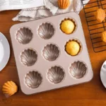 Moule à Madeleine en forme ronde, idéal pour desserts