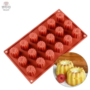Moule à Mini Cannelés en silicone pour des desserts raffinés