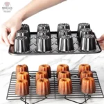 Moule à Mini Cannelés Professionnel en silicone