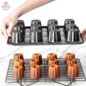 Moule à Mini Cannelés Professionnel en silicone