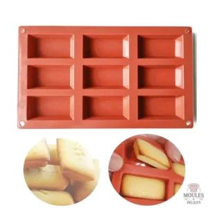 Moule à mini financier en silicone pour pâtisserie