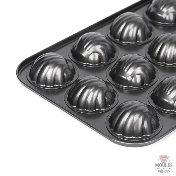 Moule à pâtisserie pour faire des madeleines individuelles