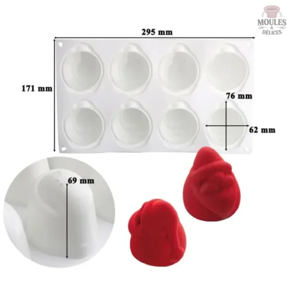 Moule en silicone pour créations gourmandes