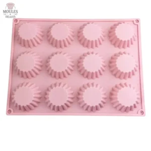 Moule en silicone pour préparer des muffins ou cupcakes savoureux