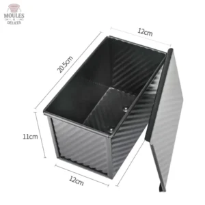 Moule à Pain en métal avec couvercle pour cuisson optimale
