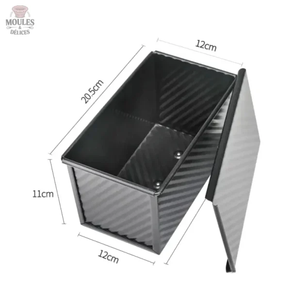 Moule à Pain en métal avec couvercle pour cuisson optimale