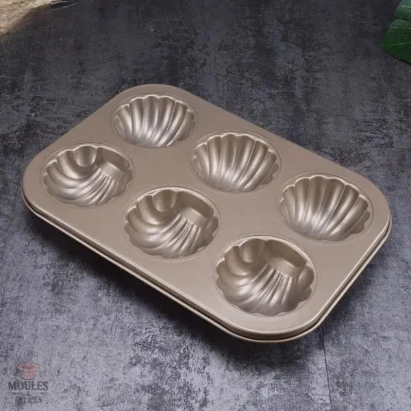 moule-a-patisserie-coquillage-1 Moule à pâtisserie en carbone forme coquillage