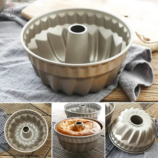 Moule à Savarin de qualité pour pâtisseries créatives