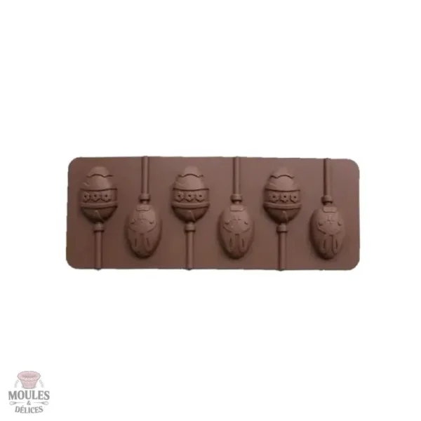 Moule à Sucette en Chocolat pour activités ludiques