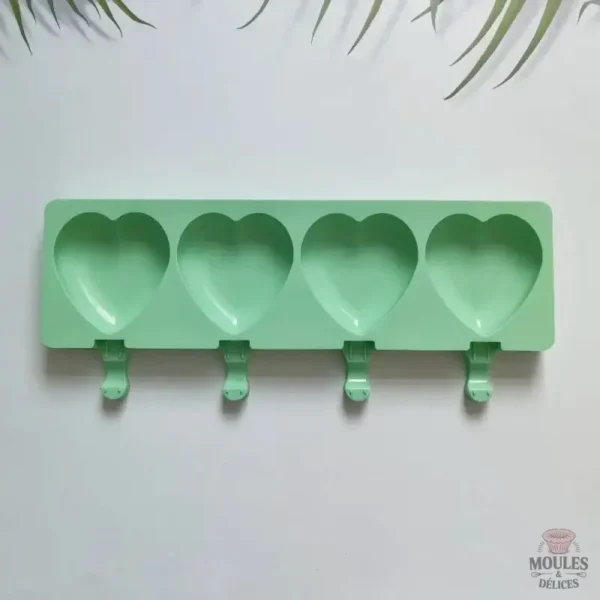 Moule chocolat cœur pour réaliser des sucettes