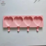 Moule à chocolat pour créer des sucettes en cœur
