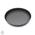 Moule à tarte rond, idéal pour desserts et quiches maison